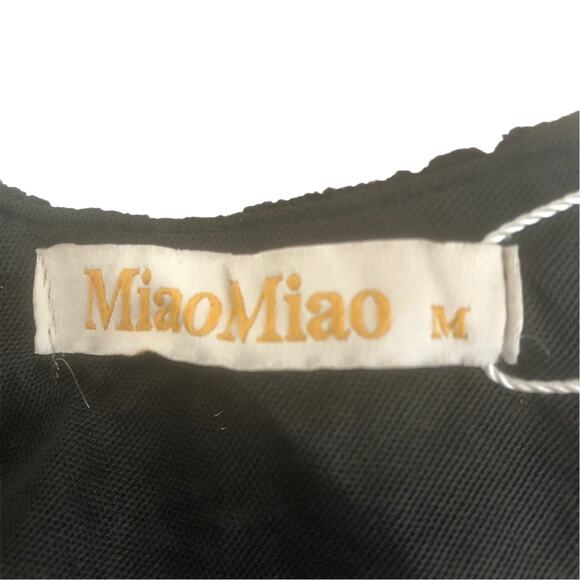 MiaoMiao Black Lace Overlay Pencil Dress - Size Medium - Picture 9 of 12